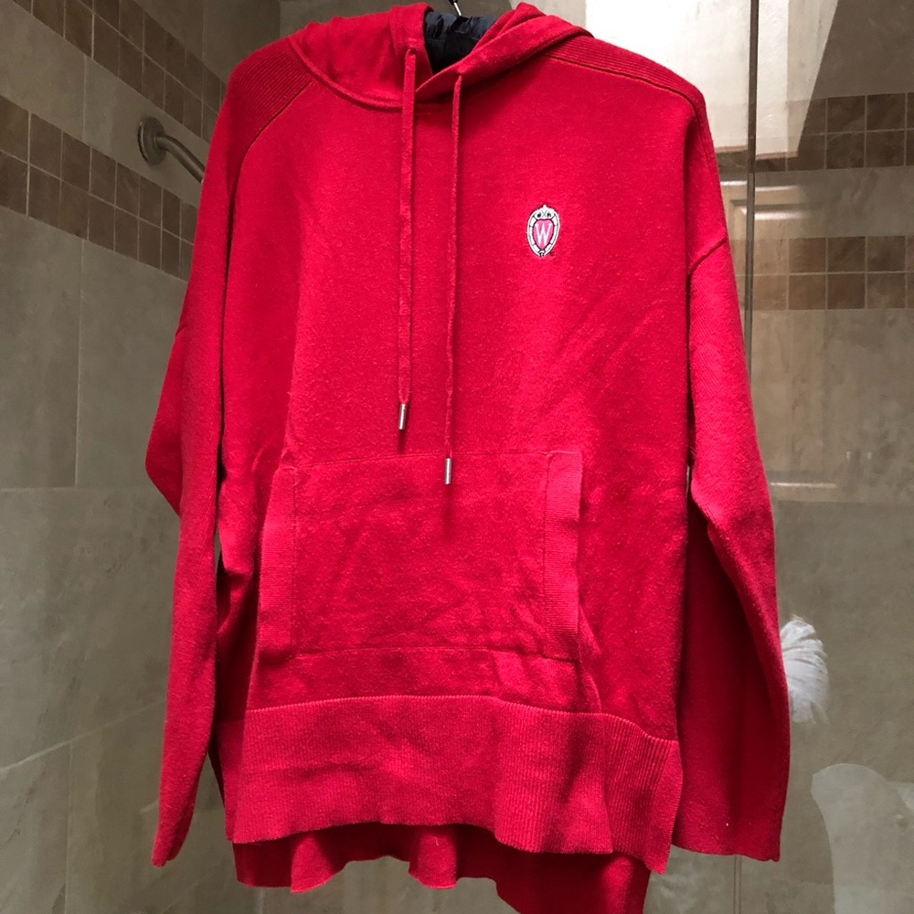 Men’s Tommy Bahama Hoodie Sweater small drawstring badger Wisconsin